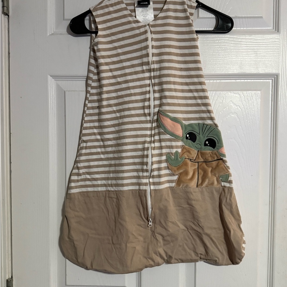Star Wars Tan and Cream Striped Baby Sleep sack